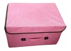 Imagen de Caja Organizadora De Tela Rigida Con Tapa L Pettish Online