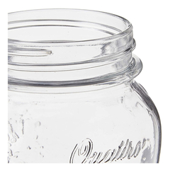 Frasco Tarro Vidrio Tapa Cobre 500ml Bormioli Rocco Pettish - tienda online