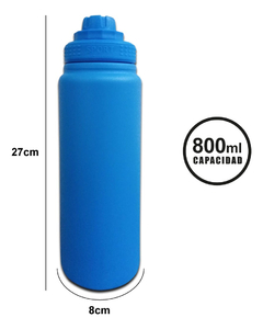 Botella Termica Termo Acero Inoxidable 800 Ml Pettish Online - comprar online