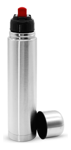 Termo Bala Litro Acero Inox Doble Tapa Matera Pettish Online - comprar online