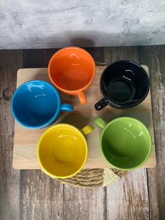 Tazon Cerealero Ceramica X 6 U Pack Colores Pettish Online en internet