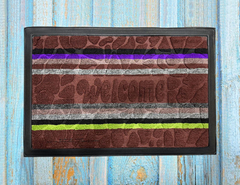 Alfombra Felpudo 40 X 60 Cm Hexagonal Colores Pettish Online - tienda online