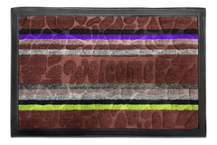 Alfombra Felpudo 40 X 60 Cm Hexagonal Colores Pettish Online