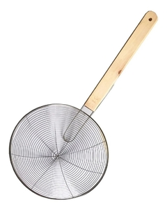 Colador Malla Acero Inox Mango Madera 23cm Pettish Online