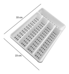 Cubiertero Organizador Cajon Cocina Plastico Porta Cubierto - comprar online