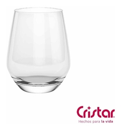 Vaso Bajo Vidrio Sicilia Cristar 369cc Pack X12 Jugo Tragos - Pettish Bazar