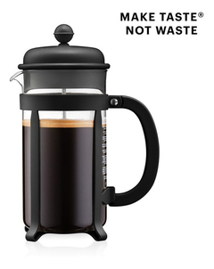 Cafetera Bodum Java Embolo 8 Pocillos Negra - comprar online