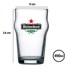 Vaso Cerveza Pinta Stout Logo Heineken 490 Ml Pettish Online - comprar online
