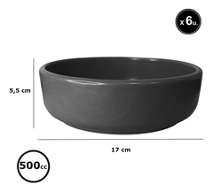 Set Vajilla X18 Piezas Ceramica Playo Postre Hondo Fenikk - Pettish Bazar