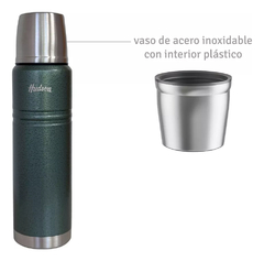 Termo Hudson Color Doble Pared 1 Litro Acero Inoxidable