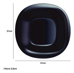 Plato Hondo Luminarc Carine 21cm Vidrio Templado Pettish - tienda online
