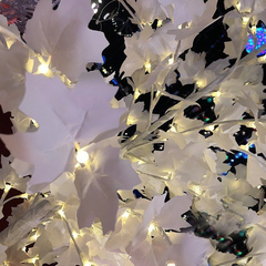 Arbol Blanco Arce Calido Con Destellos 1,50Mt
