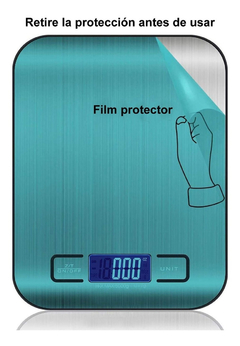 Balanza Cocina Digital Acero 5kg Pettish - tienda online