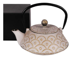 Tetera De Hierro Plana Con Filtro Color Negro Pettish Online - comprar online