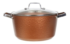 Cacerola San Ignacio Origen De Aluminio Antiadherente 20 Cm Color Cobre - comprar online