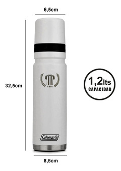 Termo Coleman Matero De Acero Inoxidable 1.2l Laureles Plata - comprar online