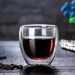 Taza Jarro Vidrio Doble Cafe 100ml Barista Pettish Online en internet