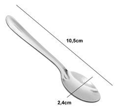 Cucharita De Cafe Carol Acero Inoxidable Pack X6 Pettish en internet