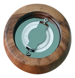 Molinillo Pimentero Madera Y Acero Muelas De Ceramica 14cm Color Marrón en internet