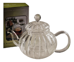 Tetera Vidrio Infusor Vidrio Tapa 600ml Premium Pettish
