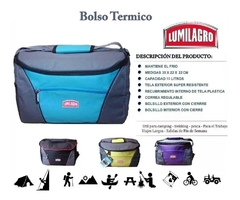 Imagen de Bolso Térmico Lumilagro 10 L Lunchera Geles Pettish Online