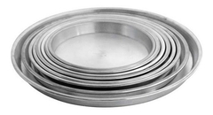 Pizzera Molde Para Pizza Aluminio 35cm Reforzada Pettish Color Gris - Pettish Bazar