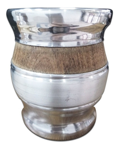 Mate Perita Algarrobo Forrado Aluminio Virola Pettish Online Color Marrón Perita Combinado