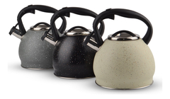 Imagen de Pava Silbadora Acero Inoxidable 3 Litros Mango Negro