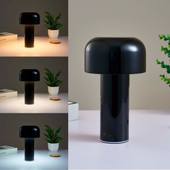 Imagen de Lampara Velador Led Recargable Usb Tactil Metal Pettish