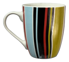Jarro Mug Taza Conica Ceramica Rayada Vertical Pettish - tienda online