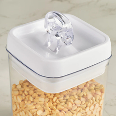 Contenedor Hermético Easylock 800 Ml Acrílico Cuadrado - Pettish Bazar