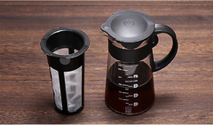Cafetera Tetera Jarra Vidrio Infusion Tapa Con Filtro 650ml Color Conica C5738 en internet