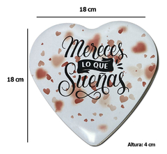 Lata Deco Corazon Baja Tapa Diseño Pettish Online - comprar online