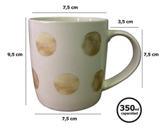 Jarro Mug Taza Conica Diseño Ceramica Cafe Te 350ml en internet
