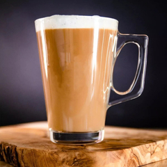Imagen de Taza Jarro Cafe Capuccino Vidrio Flint Mug 220cc X6 Pettish