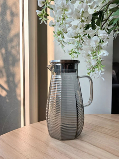 Jarra De Vidrio Con Tapa Agua Jugos Bebidas Pettish Online - Pettish Bazar