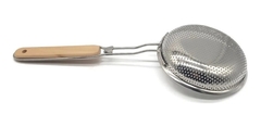 Colador Acero Inoxidable Mango Madera 14 Cm Pettish Online - comprar online