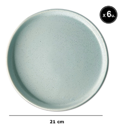 Set Vajilla Ceramica X18 Piezas Playo Postre Hondo Fenikk - Pettish Bazar