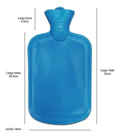 Imagen de Bolsa De Agua Caliente Tapa A Rosca Colores 1.5Lt