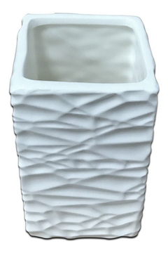 Imagen de Set Baño Ceramica Ducha Hogar Dispenser Jabonera Vaso Deco Ondas