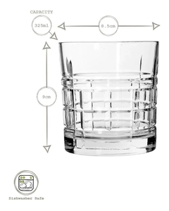 Vaso Vidrio Whisky Bar Bebidas Pack Set X6 Petttish Online - comprar online
