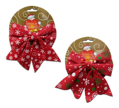 Moños Decorados Navideños Deco Arbol Navidad Pettish Online - comprar online