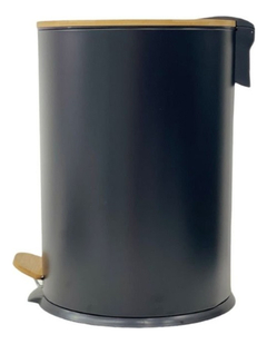 Cesto Basura 20l Decopoint Ek3020 Acero Negro Pedal