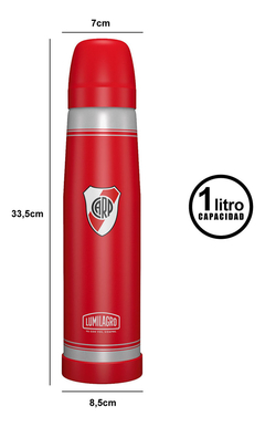 Termo Lumilagro Luminox Club De Futbol Logo Acero Inoxidable - comprar online