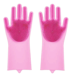 Guante Manopla Silicona Cepillo Cocina Baño - Pettish Bazar