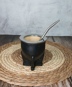 Mate Imperial Calabaza Con Virola Acero Inox Premium Deluxe en internet