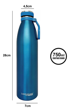 Botella Thermos Termica Deportiva Bolino 750cc Inoxidable - comprar online