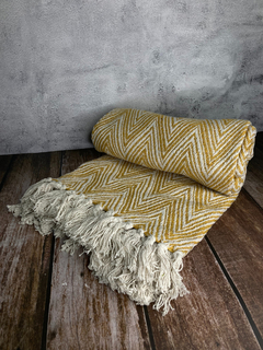 Manta Rustica Pie De Cama Para Sillón Algodon 125 X 150 - comprar online