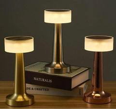 Lampara Velador Led Recargable Usb Tactil Metal Deco Pettish - comprar online