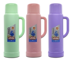 Termo Lumilagro Terra Pastel 1 Lt Con Pico Vertedor Pettish - Pettish Bazar